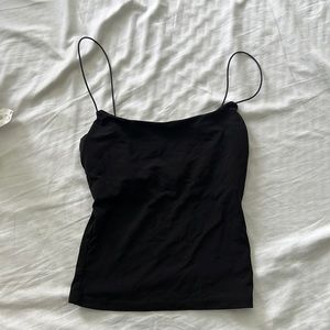 Leith black tank top XS